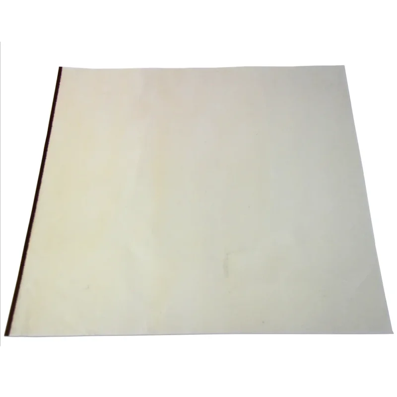 Wiederverwendbare, hitzebeständige PTFE-Folie in hellem Beige, 48 cm x 58 cm, mit glatter Oberfläche für einfaches Backen und Grillen