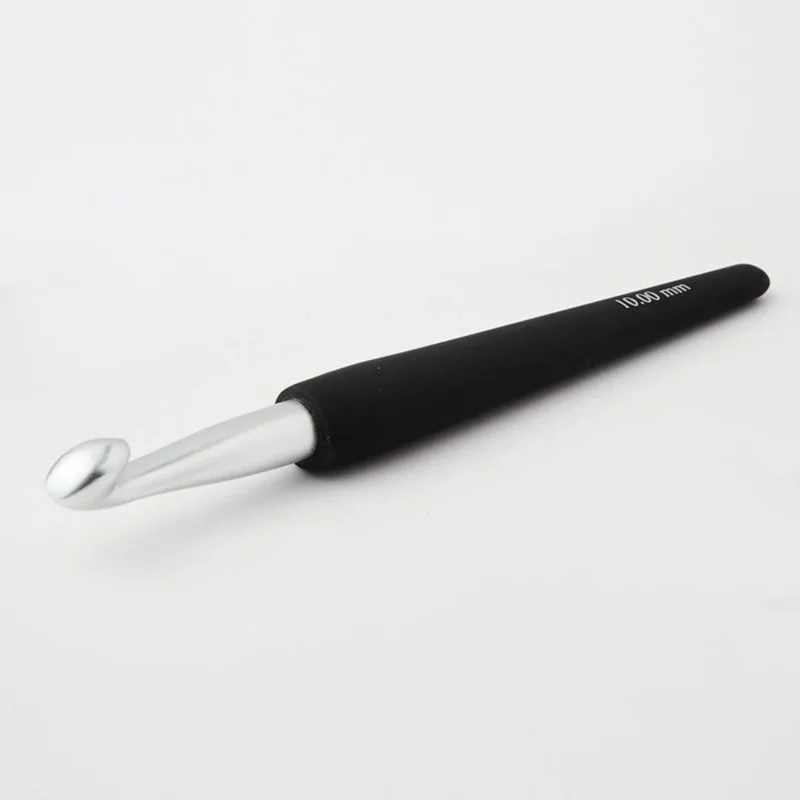 KnitPro Häkelnadel mit Softgriff 2,00 mm silber