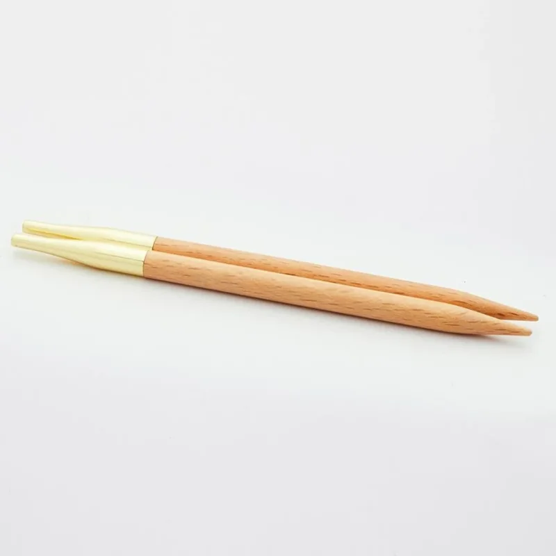 KnitPro austauschbare Rundstricknadeln basix Birch 6,00 mm 115 mm 1 Paar