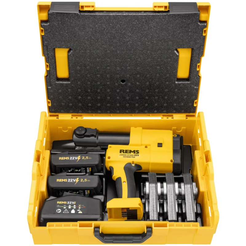 REMS - Akku-Press 22V Connected Set RFz 16+20+25 L-Boxx+Akku 2,5Ah 576049 R220