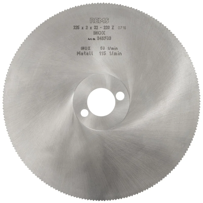 REMS - Metallkreissägeblatt HSS 225 x 2 x 32 mm, 220 Zähne 849703 R