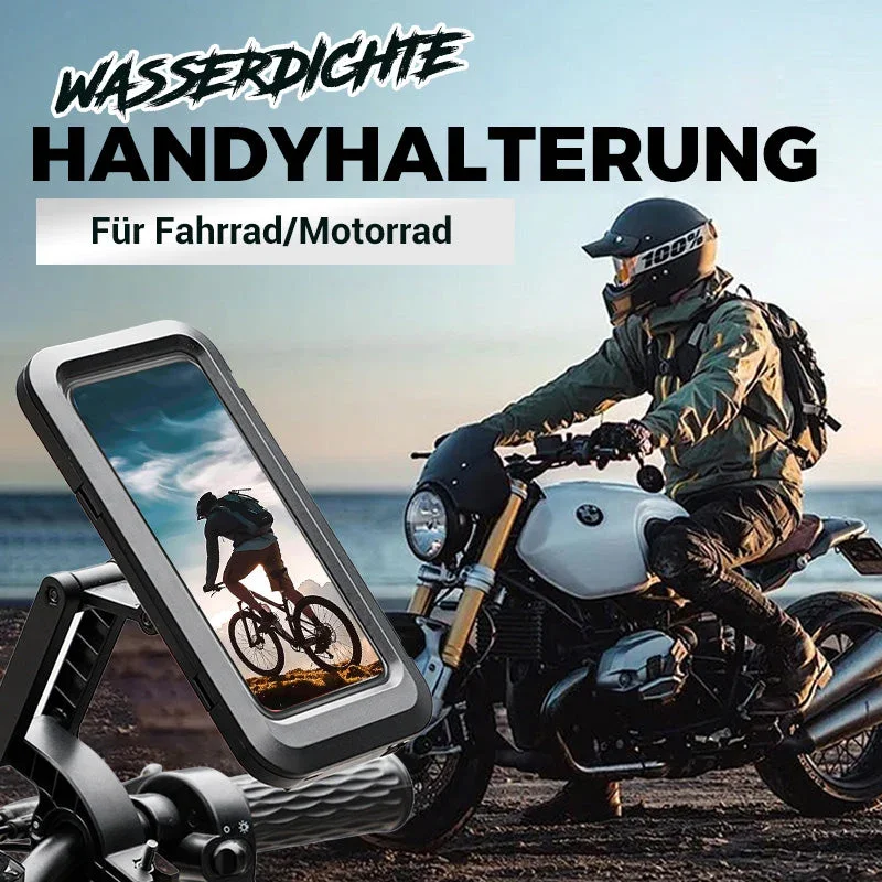 Wasserdichter Smartphone-Halter für Fahrrad und Motorrad