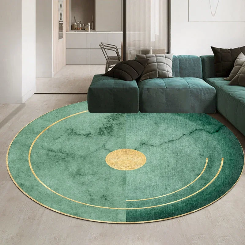 Brehn | Casual Minimalist Teppich Mehrfarbig geometrisches Muster Teppich rutschfeste Rückseite Bereichsteppich für Schlafzimmer