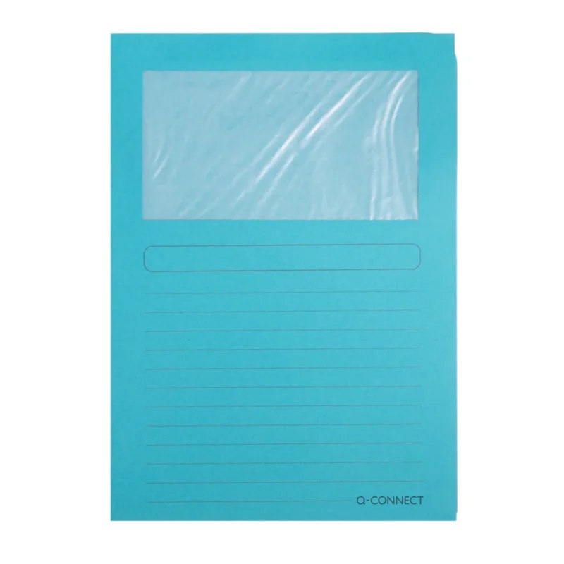 Q-CONNECT Umlaufmappe, A4, Pappe, blau