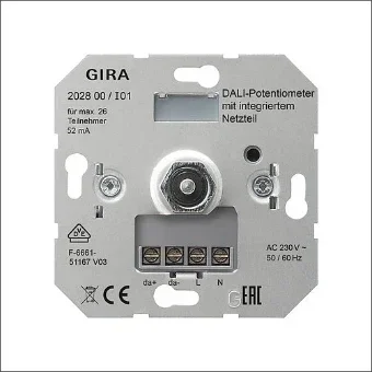 GIRA 202800 Potentiometer fuer lichtregelsysteem