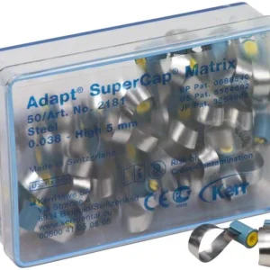 Adapt SuperCap Matrix Stahl 0,038mm, Höhe 5,0mm in Kunststoffbox.
