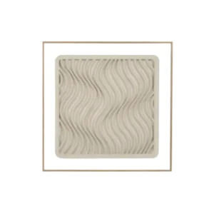 Wandobjekt | POMAX La Marée Basse Wandobjekt II – Beige, 60 × 60 cm - von POMAX online kaufen bei LIVINGforme.