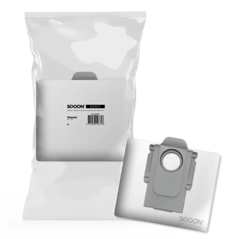 Bolsas robot aspirador Roborock Q5+, Q7+, Q7 Max, S7 Pro Ultra, S7 MaxV Ultra y S8 Pro Ultra 3 unidades 42161