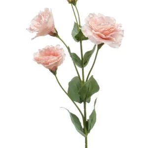 Lisianthus künstlich 68 cm - 1 Stiel - Hellrosa