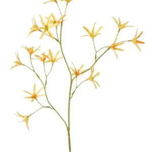 Tweedia künstlich 70 cm - 1 Zweig - Gelb