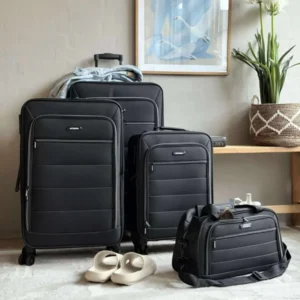 Koffer-Set mit 3 Koffern und Handgepäcktasche