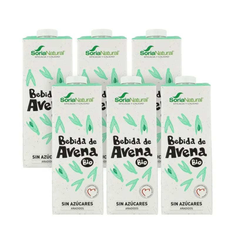 Pack 6 x Bebida de Avena BIO Soria Natural 1L