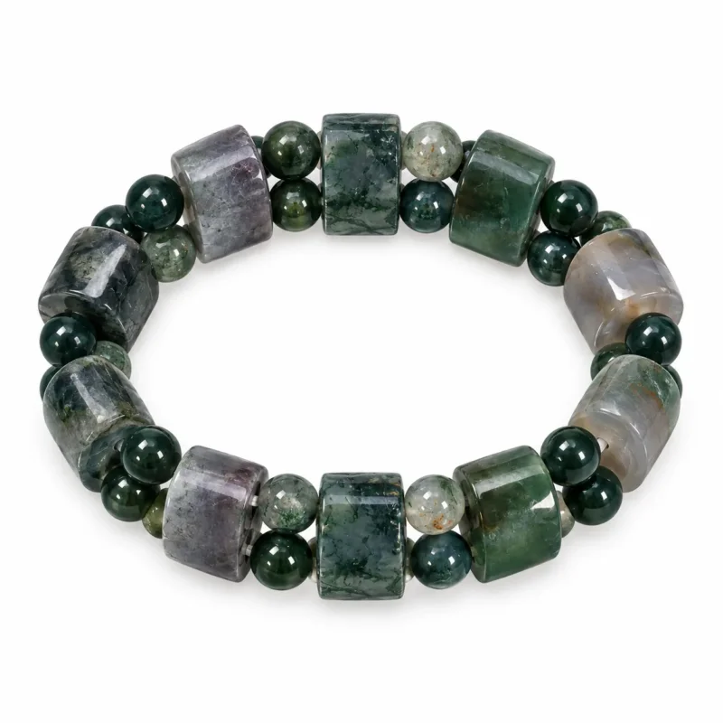 Fancy Erfrischen Mehrfach-Edelstein Armband 18 cm ca. 91.20 ct
