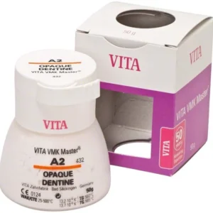 VMK Master Opaque Dentine A2, 50g, Zahnersatzmaterial in Originalverpackung.