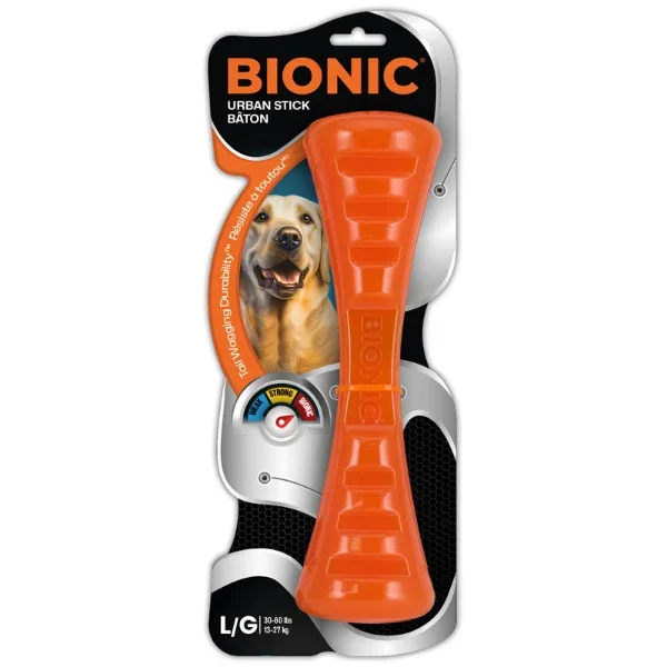 BIONIC Urban Stick L Hunde-Kauspielzeug mit 2 Leckerli-Fächern