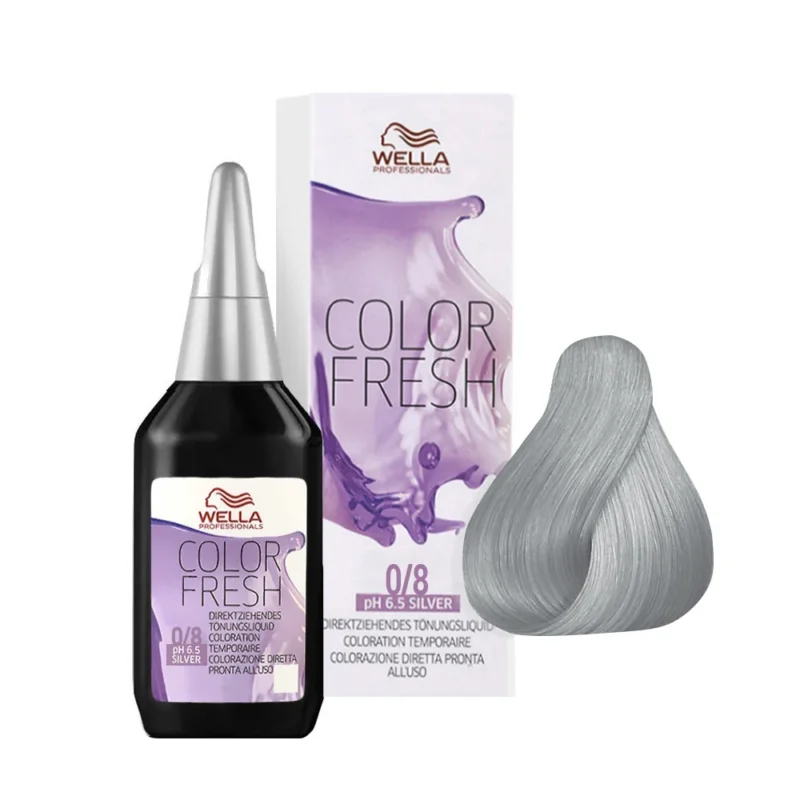 Wella Color Fresh 0/8 Silver 75ml - riflessante diretto senza ammoniaca