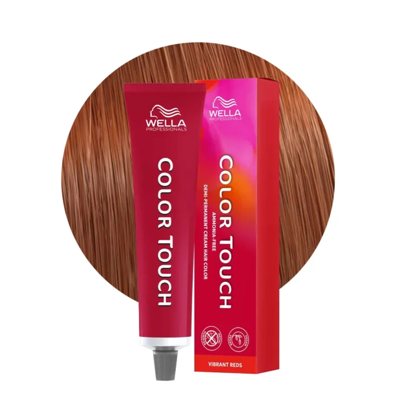 Wella Color Touch Vibrant Reds 8/43 Rame Chiaro Dorato 60ml - colore semipermanente senza ammoniaca [all]