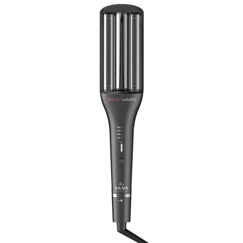 Ga.ma Professional Classic Salon Waves Led - ferro arricciacapelli a tre tubi [all]