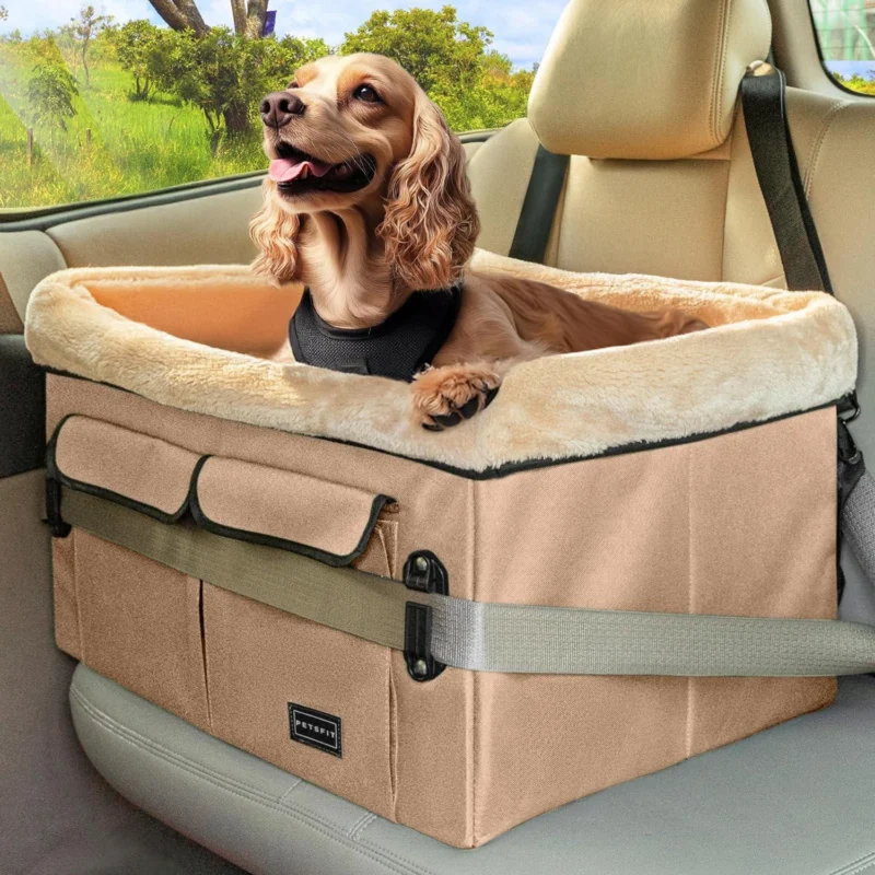 Hunde Autositz für Rückbank – Bequem & Sicher (M)