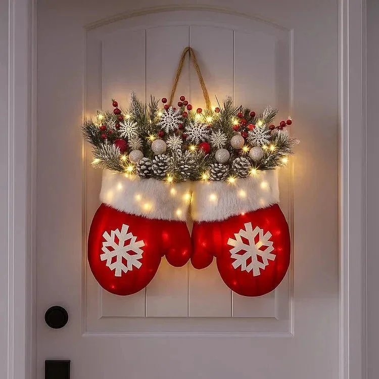 Beleuchtete Weihnachtsfäustlinge mit Timer – Bild 2