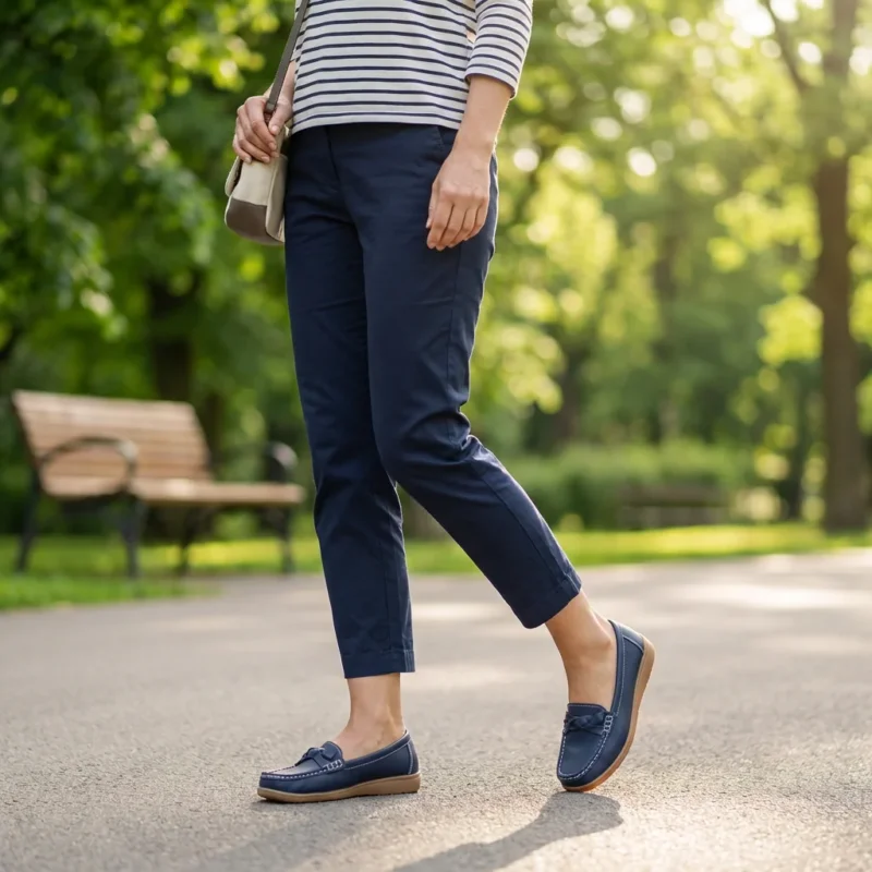 Damen Slip-On Komfortschuhe für jeden Tag