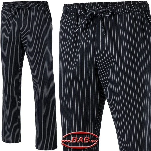 E-310-11 Schlupfhose mit Bindeband, Nadelstreifen
