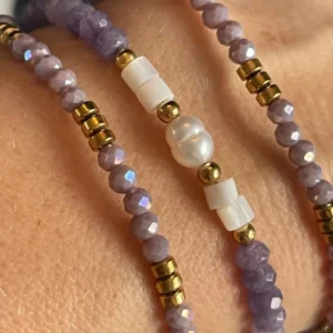 Armband Sarabella Lavendel – Set mit 3 Armbändern