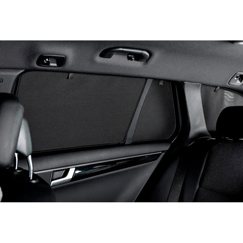 Car Shades, Satz (Hintertüren) passend für Skoda Octavia IV (NX3) HB 5-türer 2020- (2-teilig), Textil, Schwarz