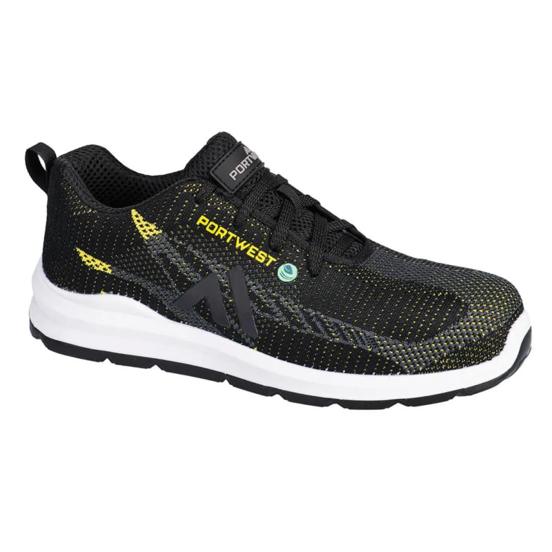 PORTWEST-PWFC06 - Eco Fly Composite Trainer S1PS schwarz/gelb