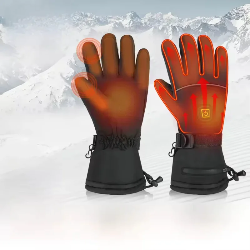 Beheizbare Winterhandschuhe mit Touchscreen-Funktion