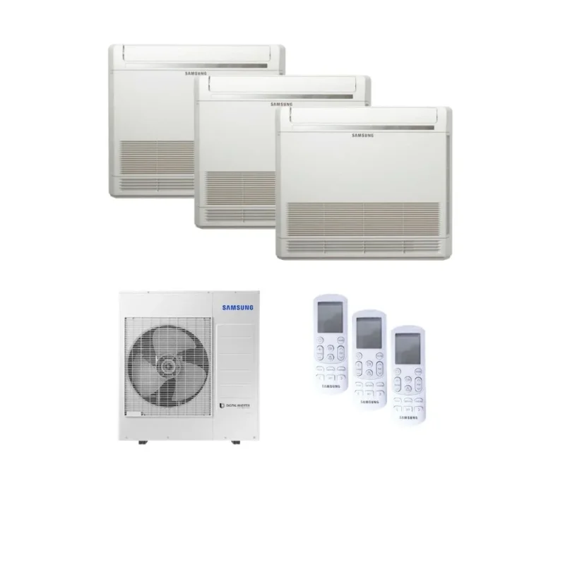 Samsung Multisplit Truhengerät Klimaanlage für 3 Räume