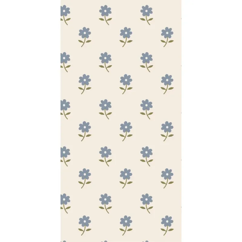 Ib Laursen - Serviette blaue Blumen 16 Stück
