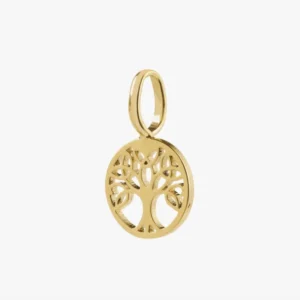 CHARM mini Lebensbaum-Anhänger - Vergoldet