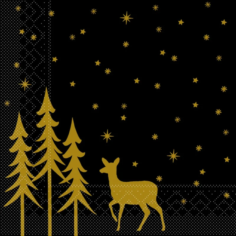 Tissue-Serviette-Liane-schwarz-106970_0