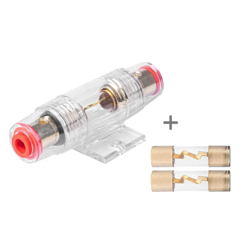 AMiO AMiO AGU Glaszekering 80A Set Compleet Zekeringhouder met Zekering Fuse Combideal 1