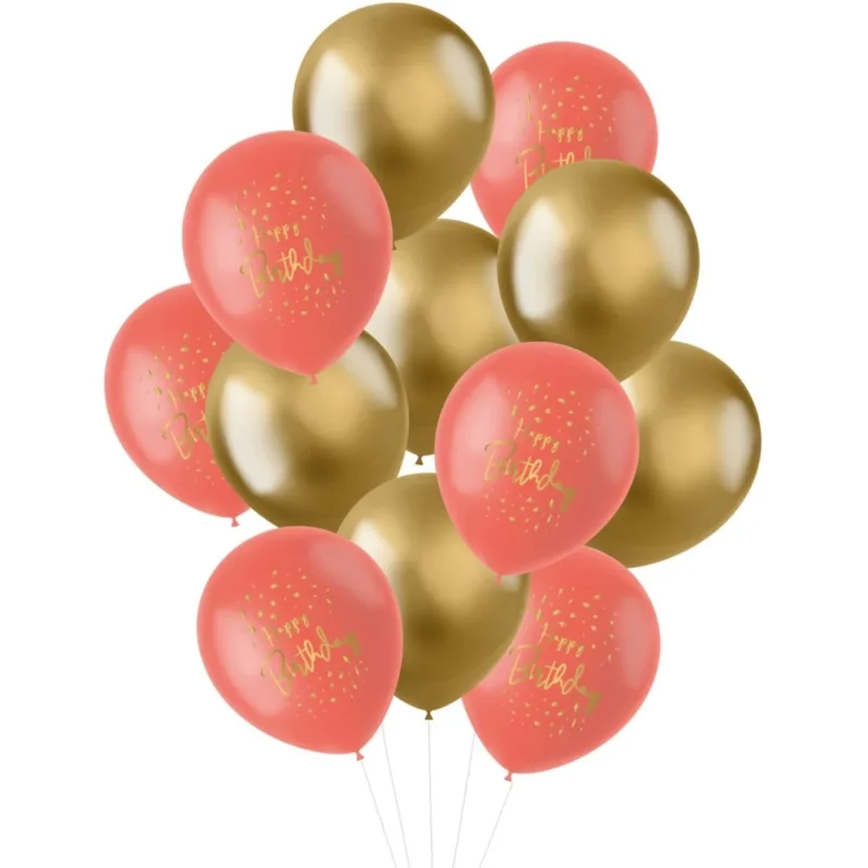 Ballonnen Golden Dusk 30cm - 12 stuks van Folat koop je bij Partywinkel