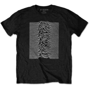 Band Shirts Joy Division Unknown Pleasures T-Shirt Schwarz