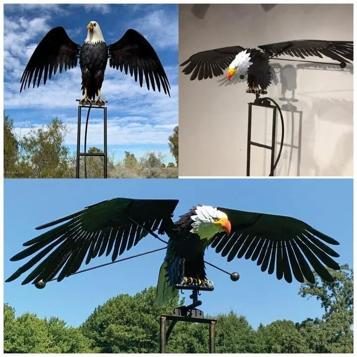 Metall Vogel Windgenerator - Dekorative Gartenornamente