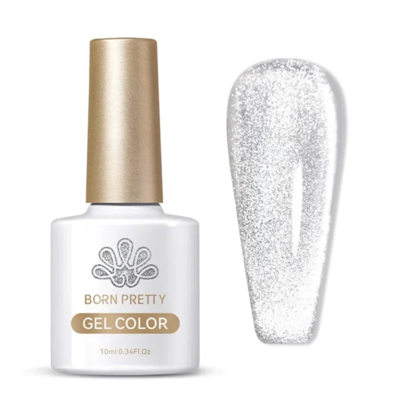 Born Pretty Super Shiny Sliver Crystal Cat Magnetic Gel MY111