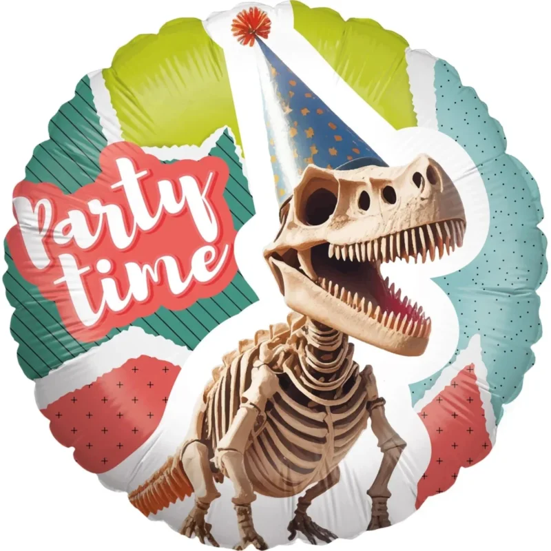Dinosaurus Helium Ballon Gekleurd Lets Party Leeg 45cm van VDV Benefit koop je bij Partywinkel