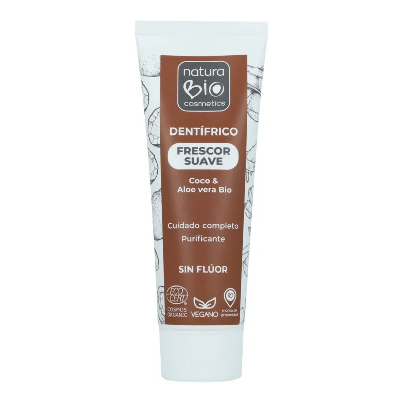 Dentífrico frescor suave Aloe Vera y Coco Bio NaturaBio 75ml