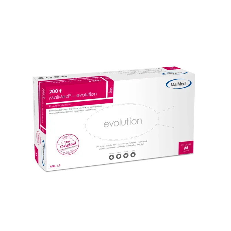 MaiMed-evolution white Latexfreie Einmalhandschuhe