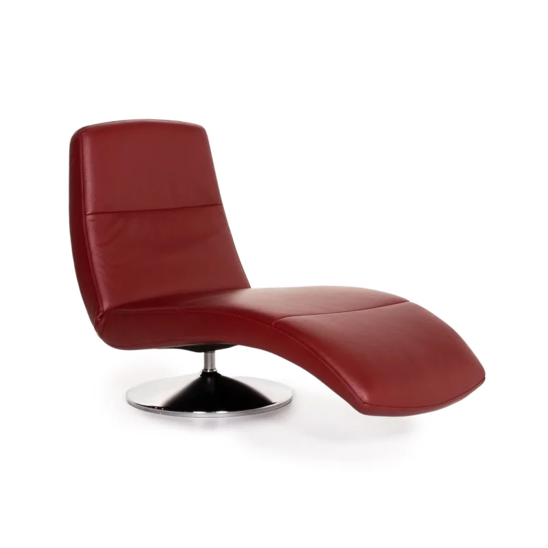 Ewald Schillig Leder Liege Rot Relaxliege Relaxfunktion Funktion Relaxfunktion #14229