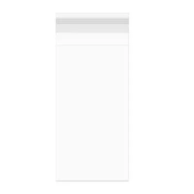 Plastic Bags 8.1x15.4cm Transparent Peel and Seal