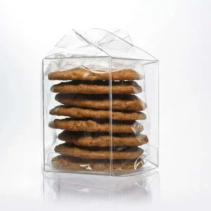 Plastic Gift Boxes Twist Top 9.5x9.5x8.9cm