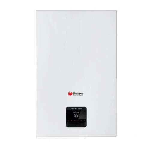 caldaia a gas hermann saunier duval thematek condens 28 as 1 kw metano o gpl completa di kit fumi novita