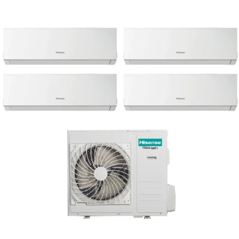climatizzatore condizionatore hisense quadri split inverter serie new comfort 7_7_9_9 con 4amw81u4raa r 32 7000_7000_9000_9000 new 2018