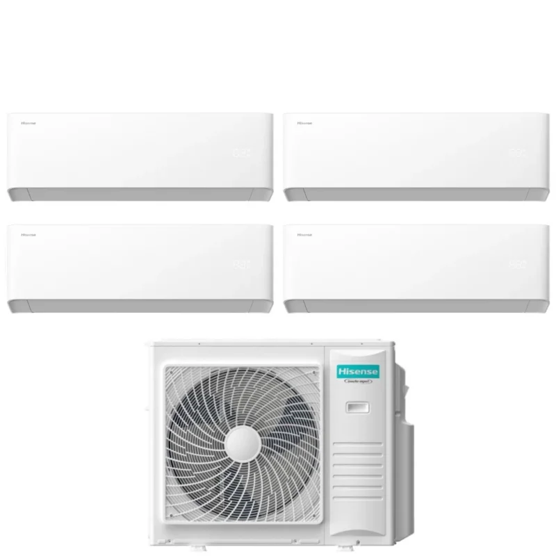 hisense condizionatore hisense quadri split uni hb 9999 con 4amw81u4rjc r 32 wi fi integrato