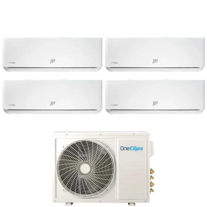 oneclima condizionatore quadri split oneclima ultra 9121212 con mlt32x4y24 r 32 wi fi integrato pannello telato