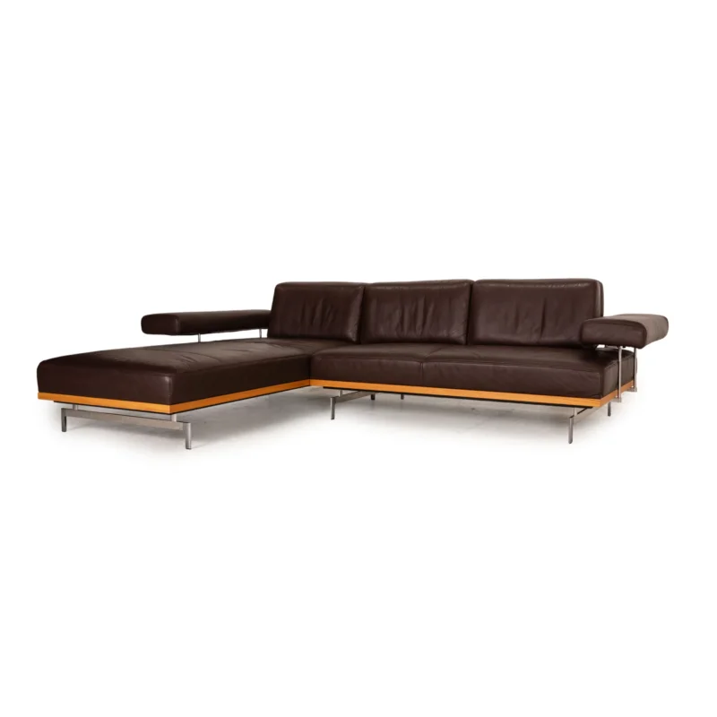 Joop! 24/7 Leder Sofa Braun Ecksofa Couch
